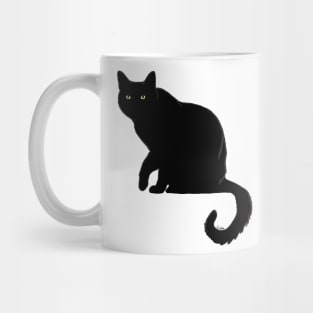 Black Cat void Mug